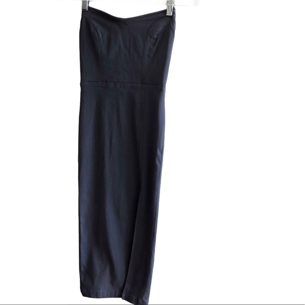 Re:named strapless bodycon boned top dress